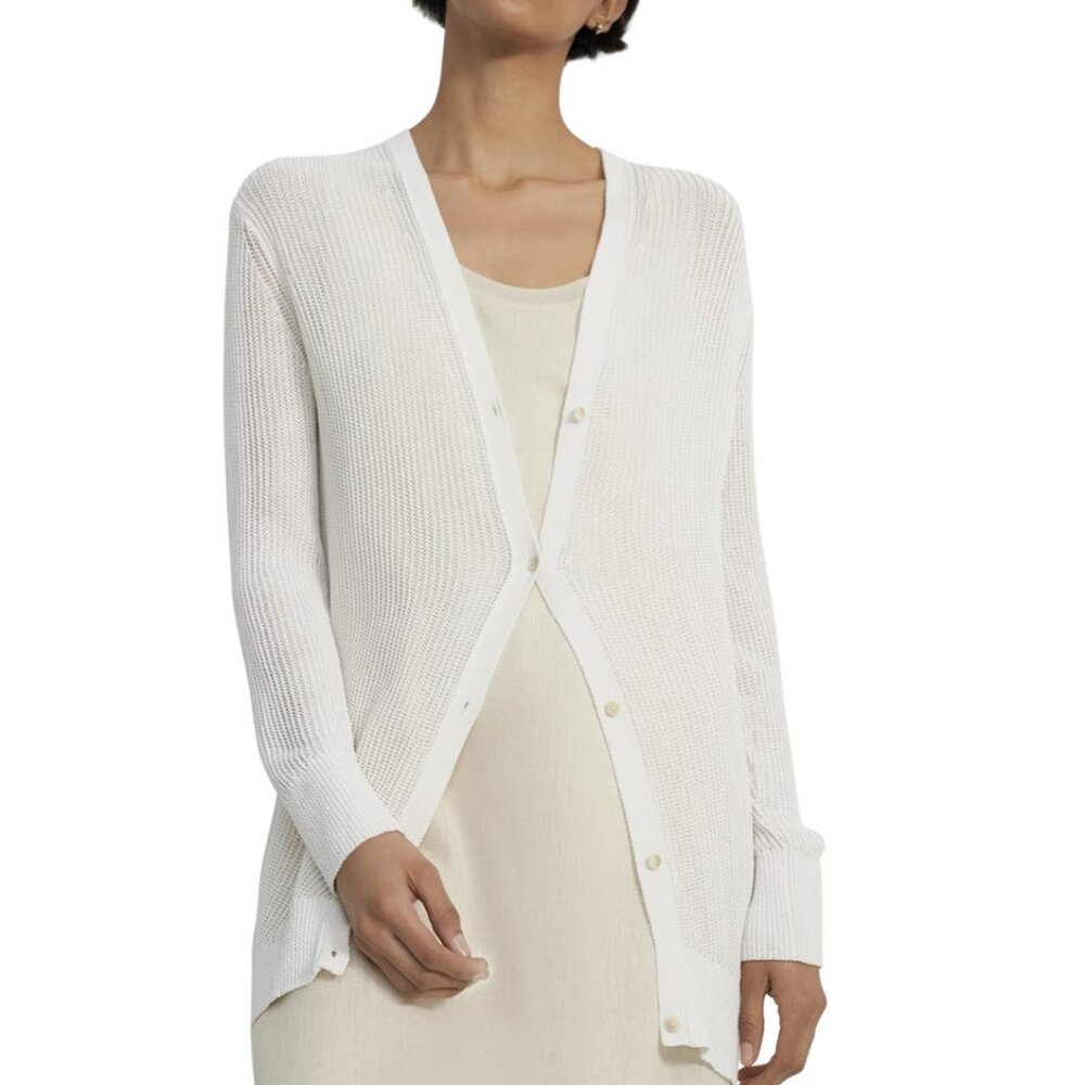 NWT Theory Button Front Cardigan– Lightweight Layering Sweater